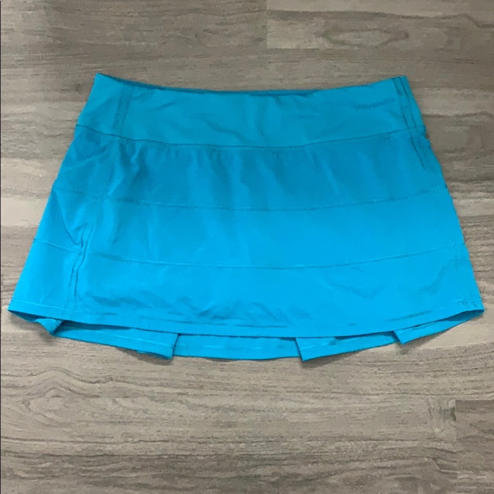 Lulu lemon blue running skirt